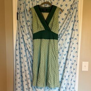Vintage 50’s Midi Dress in Green
